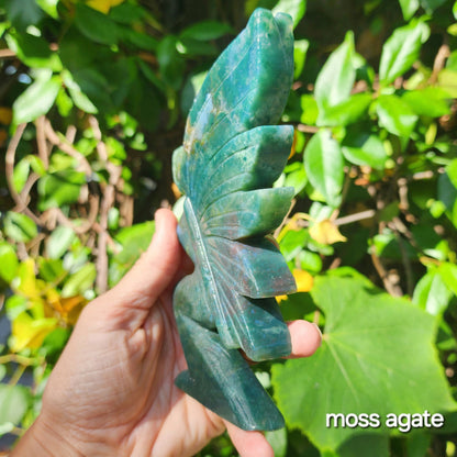 Large Fairy (Moss Agate or Sea Jasper)