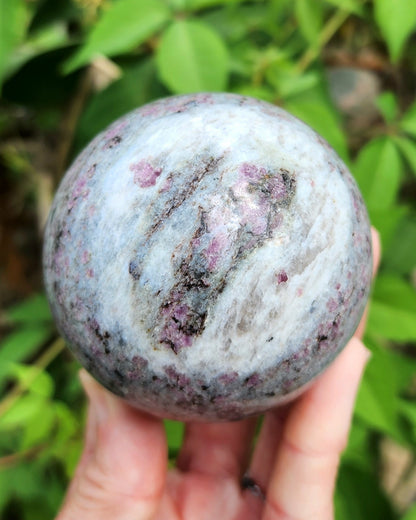 Garnet in Schist Sphere