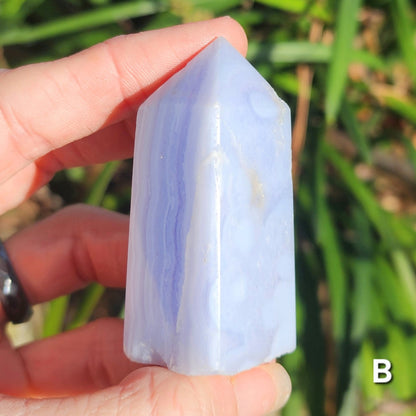 Blue Lace Agate Obelisks