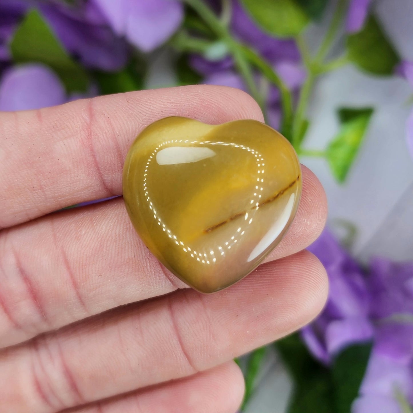 Mookaite Jasper Mini Heart