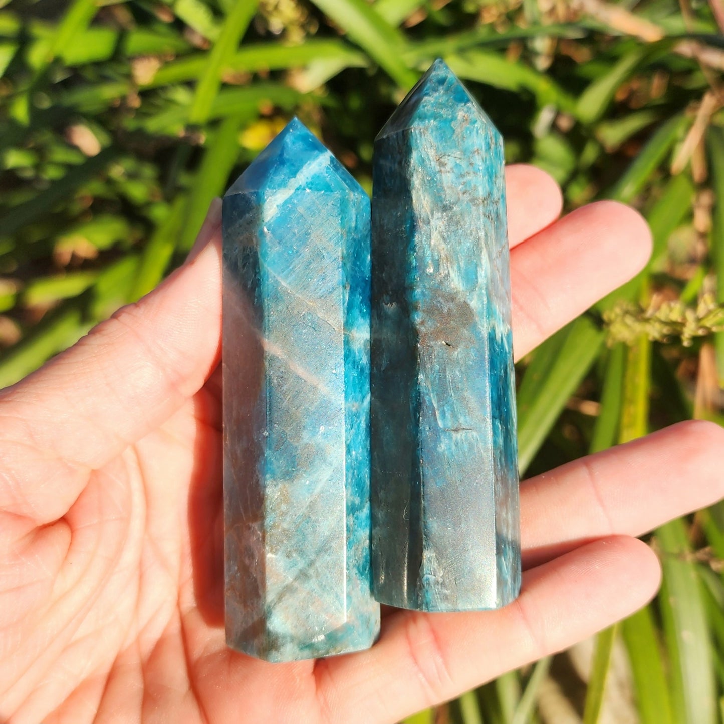 Blue Apatite Towers