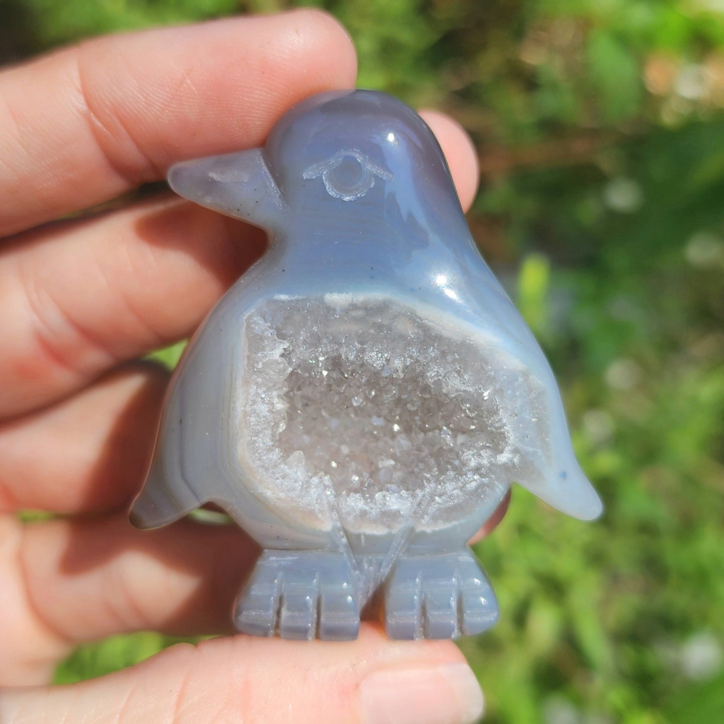 Druzy Agate Penguin