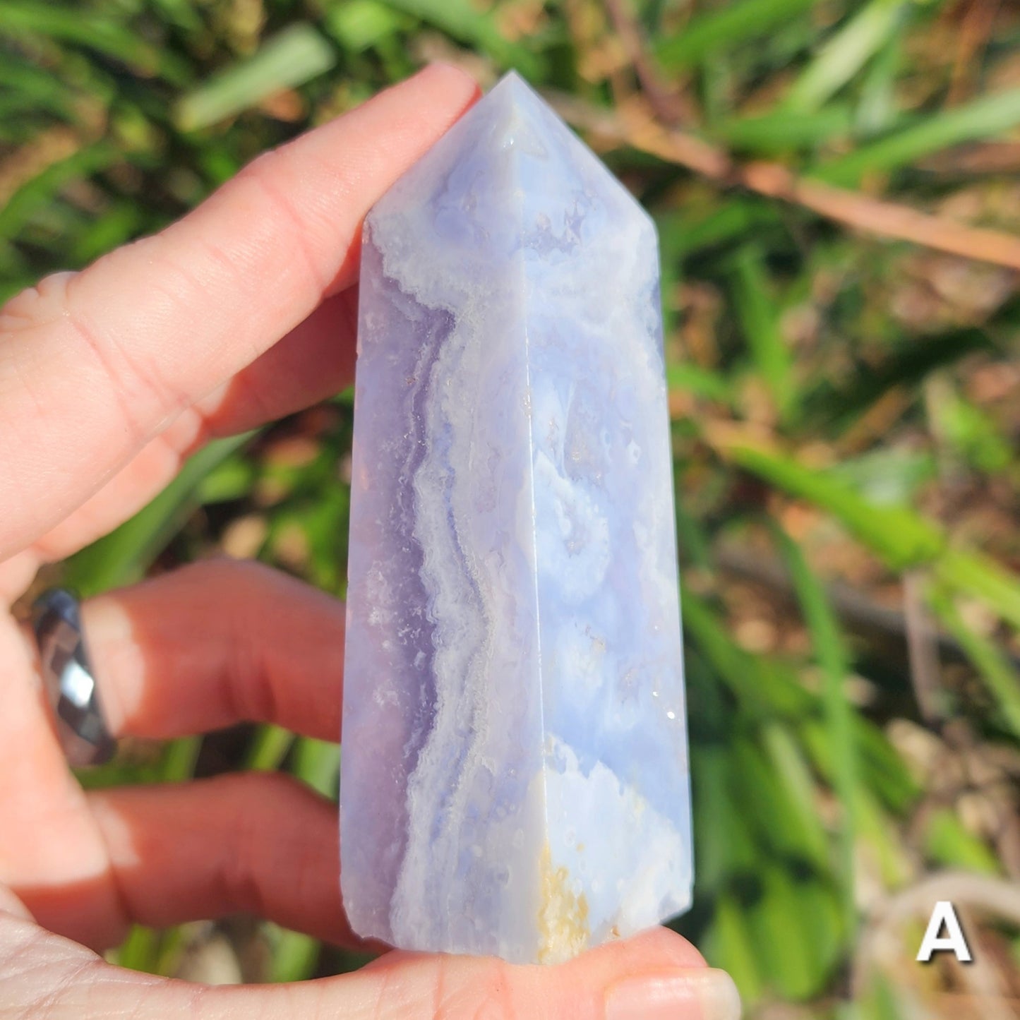 Blue Lace Agate Obelisks