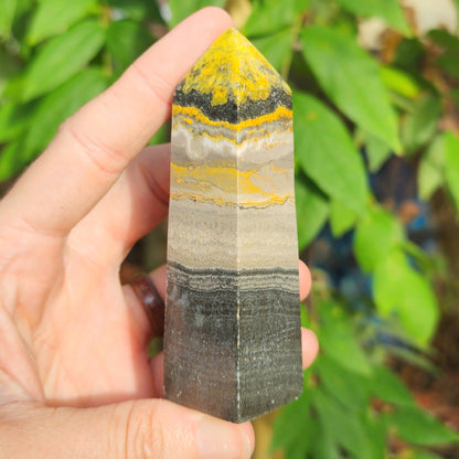 Bumblebee Jasper Obelisk