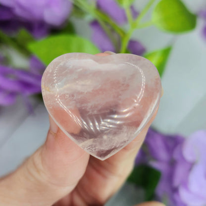 Rose Quartz Small Heart