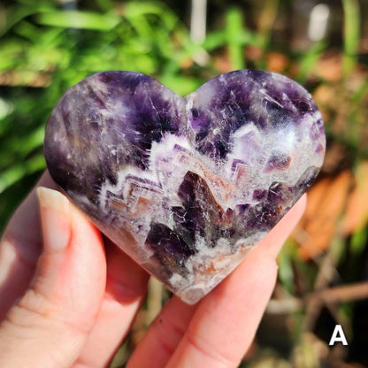 Dream Amethyst Hearts