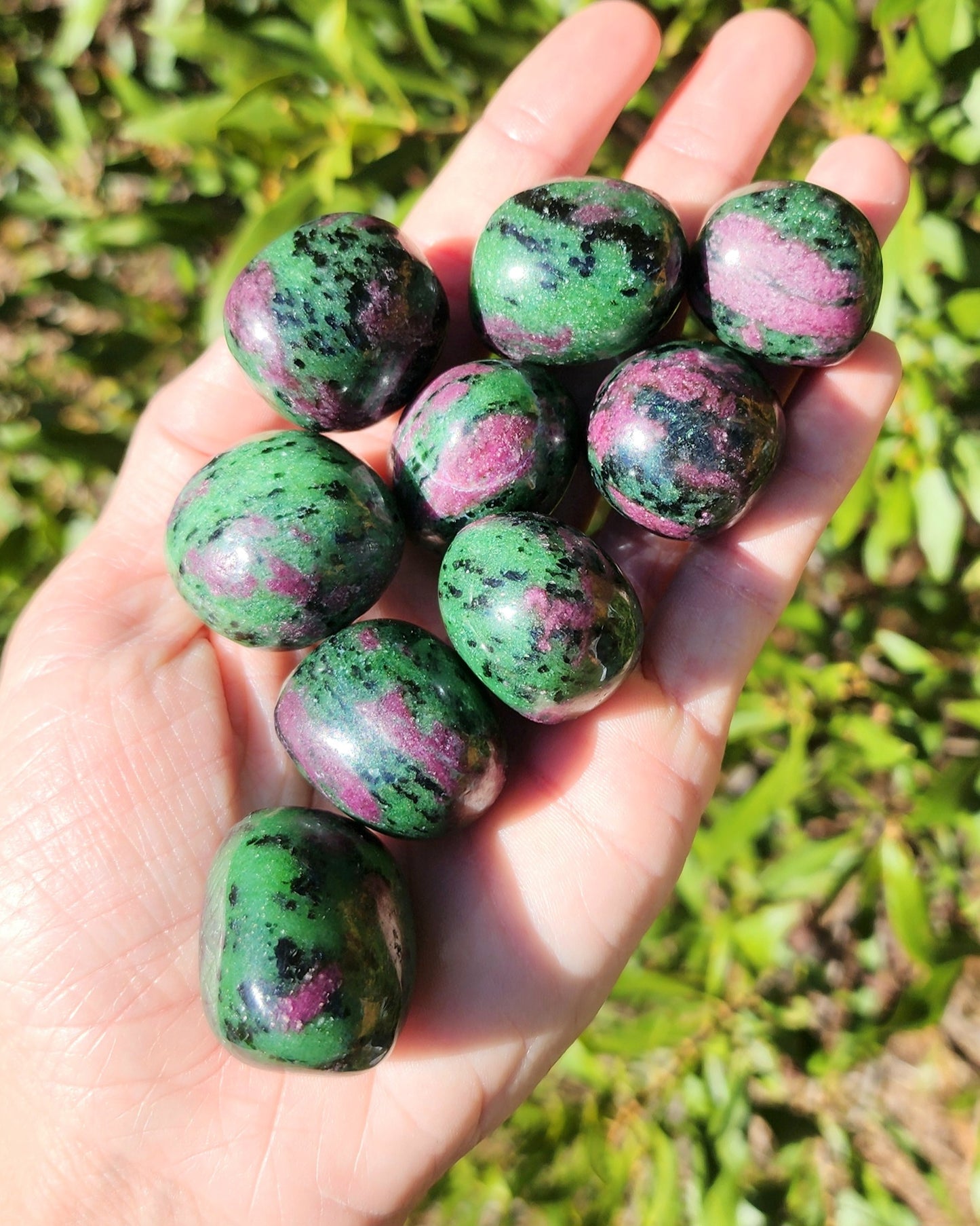 Ruby in Zoisite Tumble