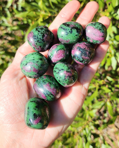 Ruby in Zoisite Tumble