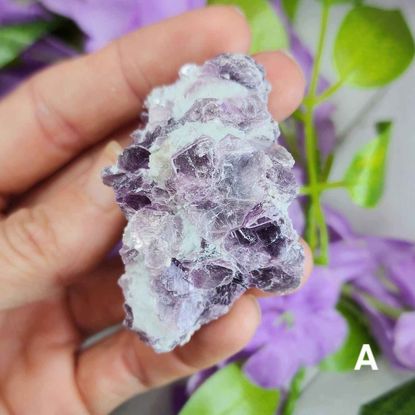 Gemmy Lepidolite Clusters Purple Mica