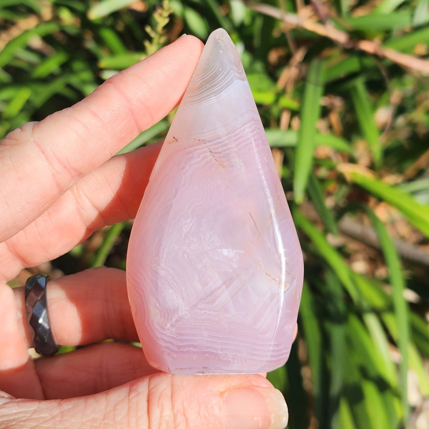 Pink Jelly Agate Freeform