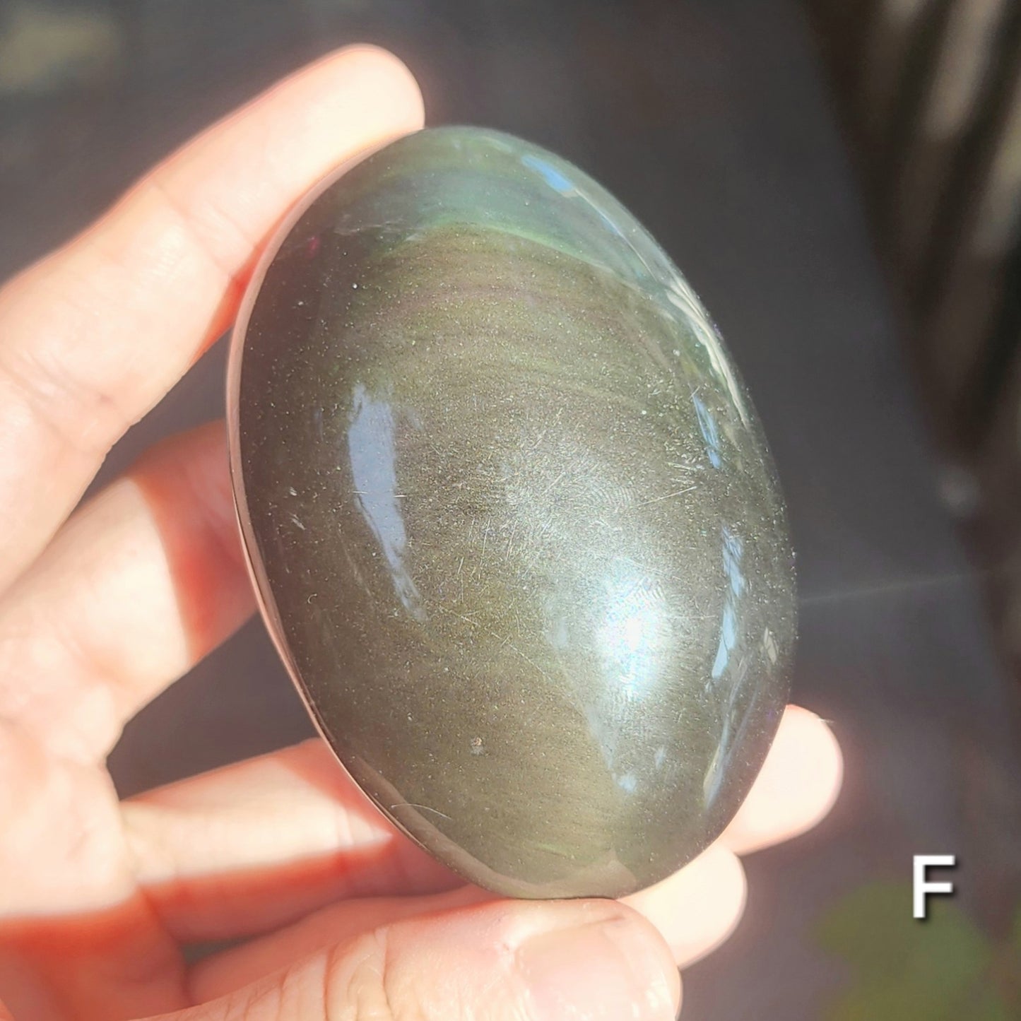 Rainbow Obsidian Palm Stones