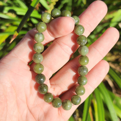 Nephrite Jade Stretchy Bracelet