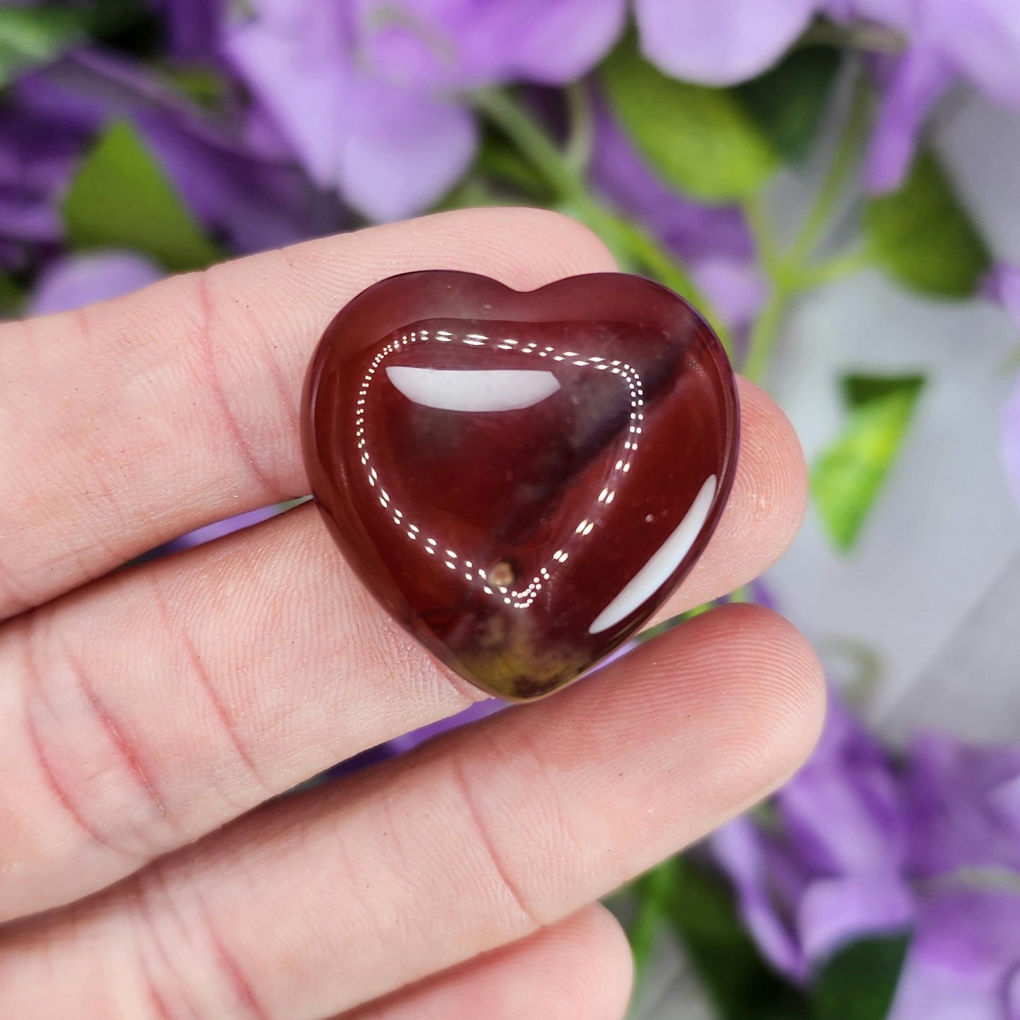 Mookaite Jasper Mini Heart