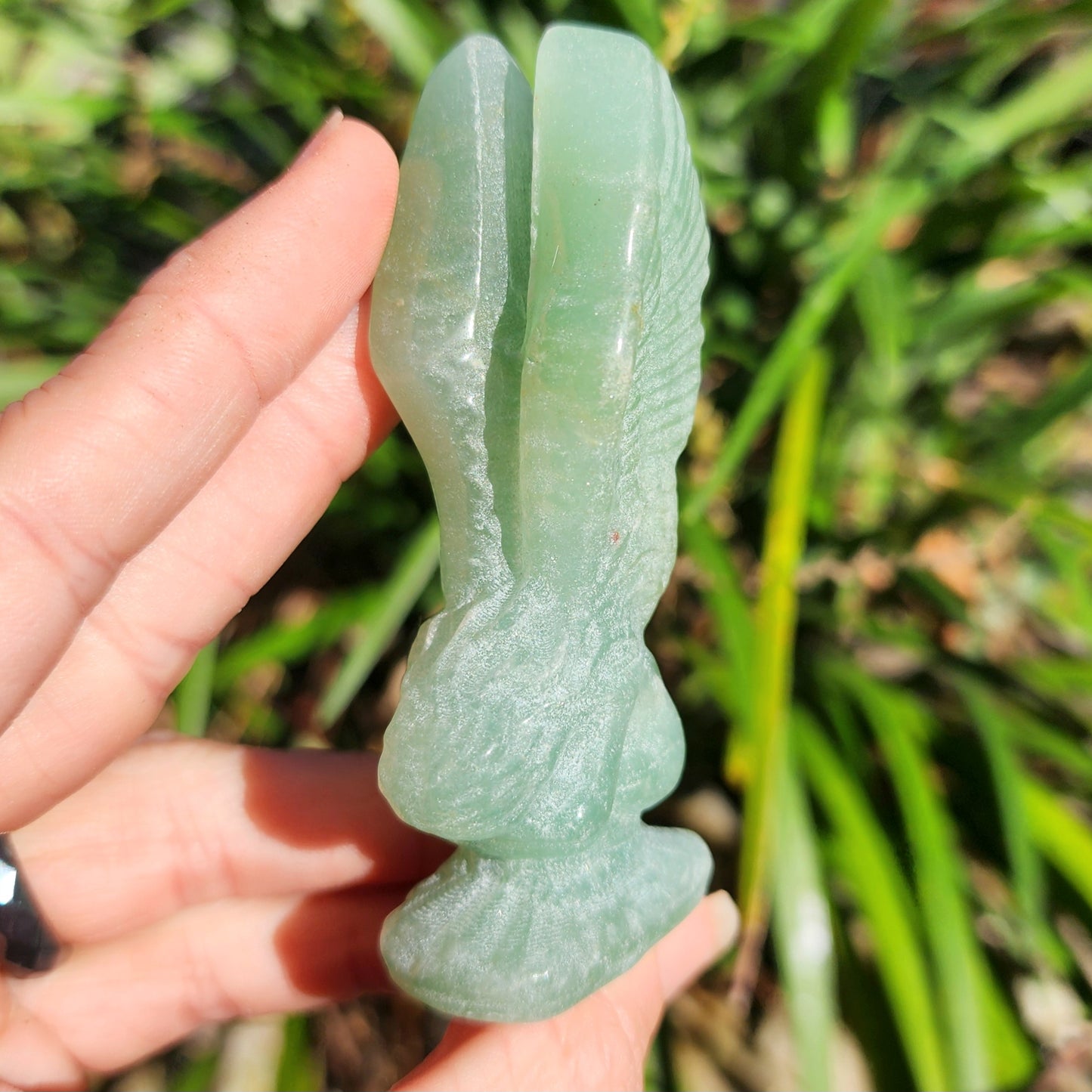 Green Aventurine Grieving Angel