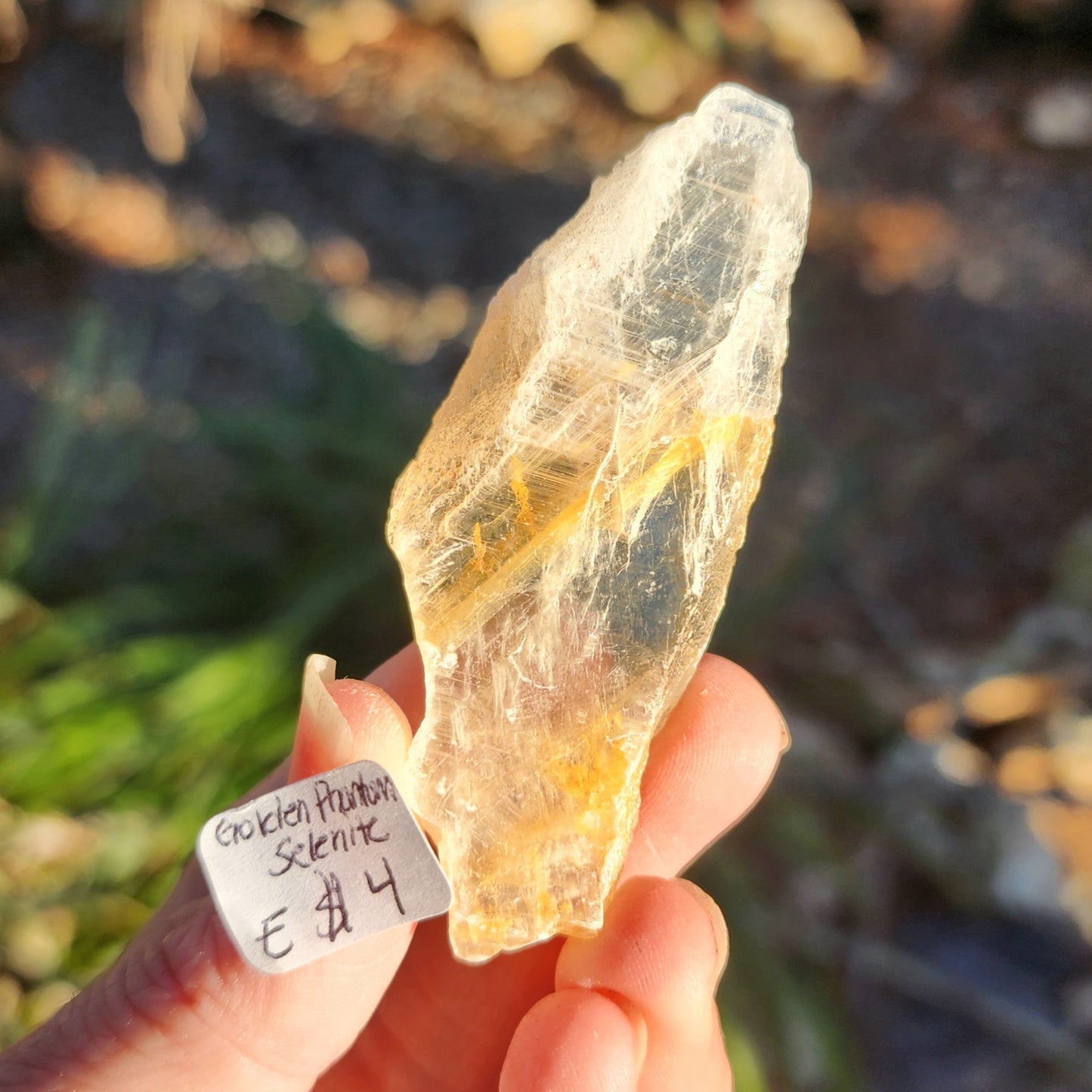 Golden Phantom Selenite