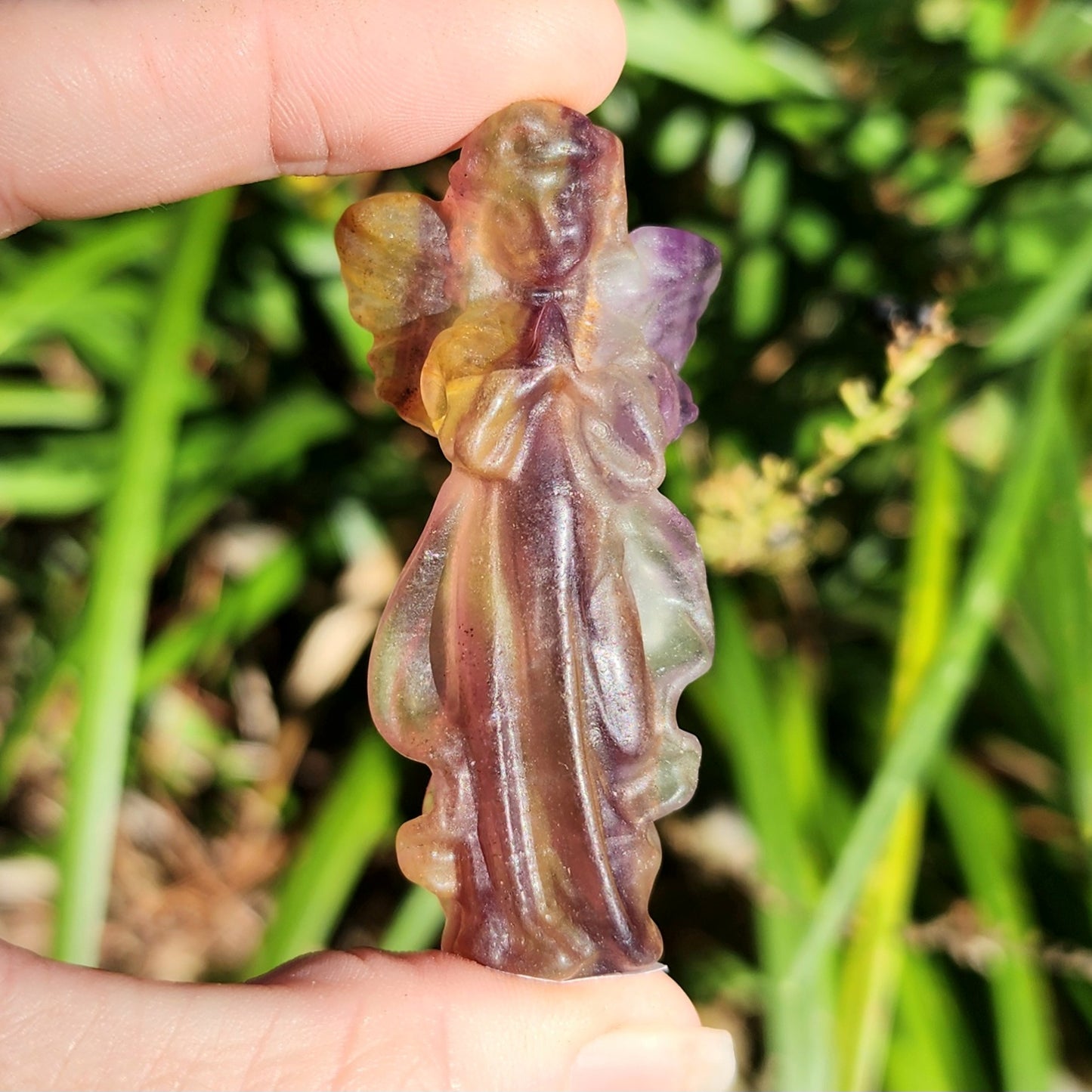 Yellow Fluorite Guardian Angel