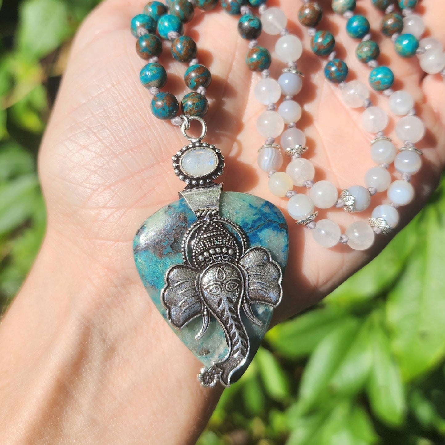 Quantum Quattro Ganesha Mala Necklace