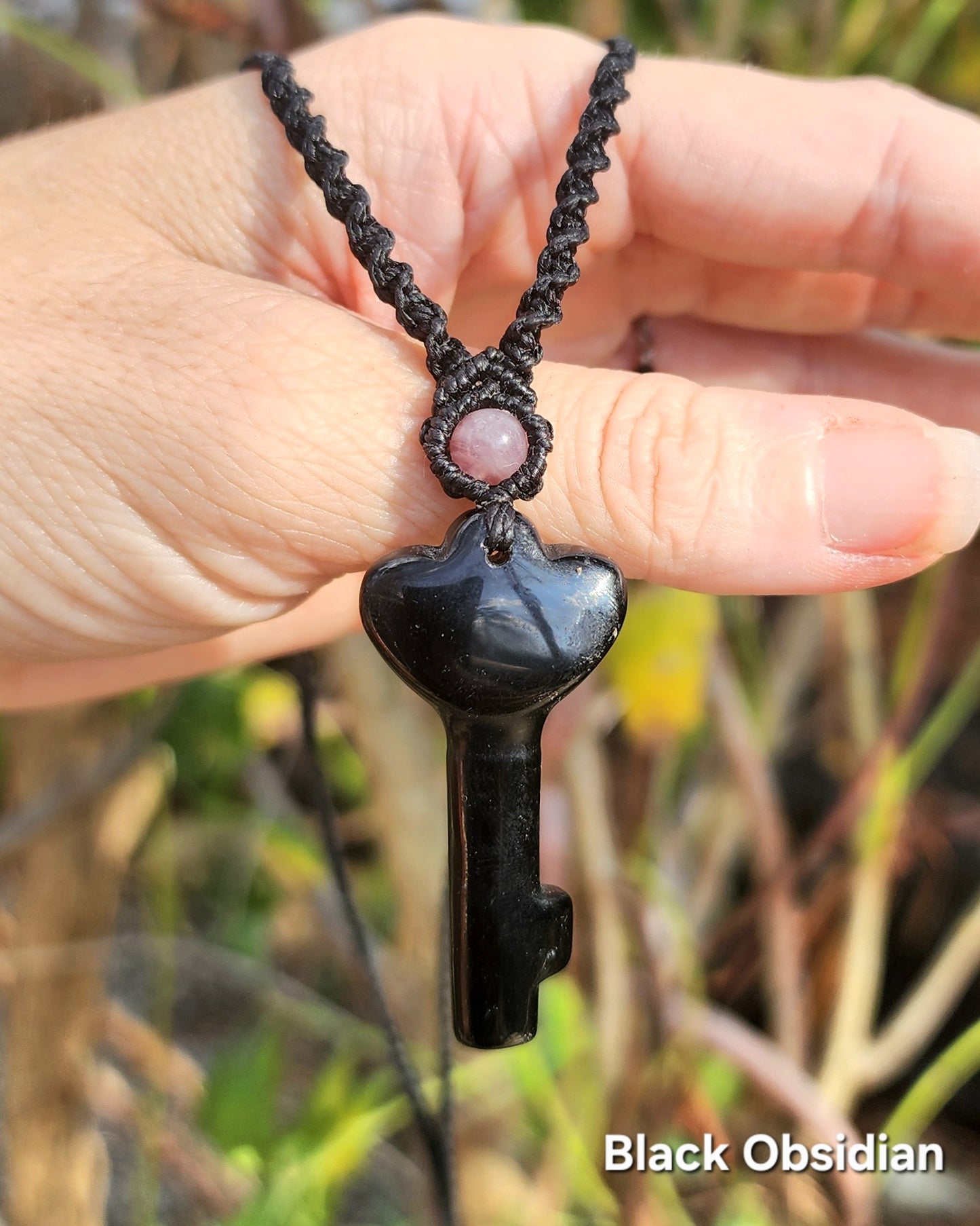 Key To My Heart Macrame Necklaces