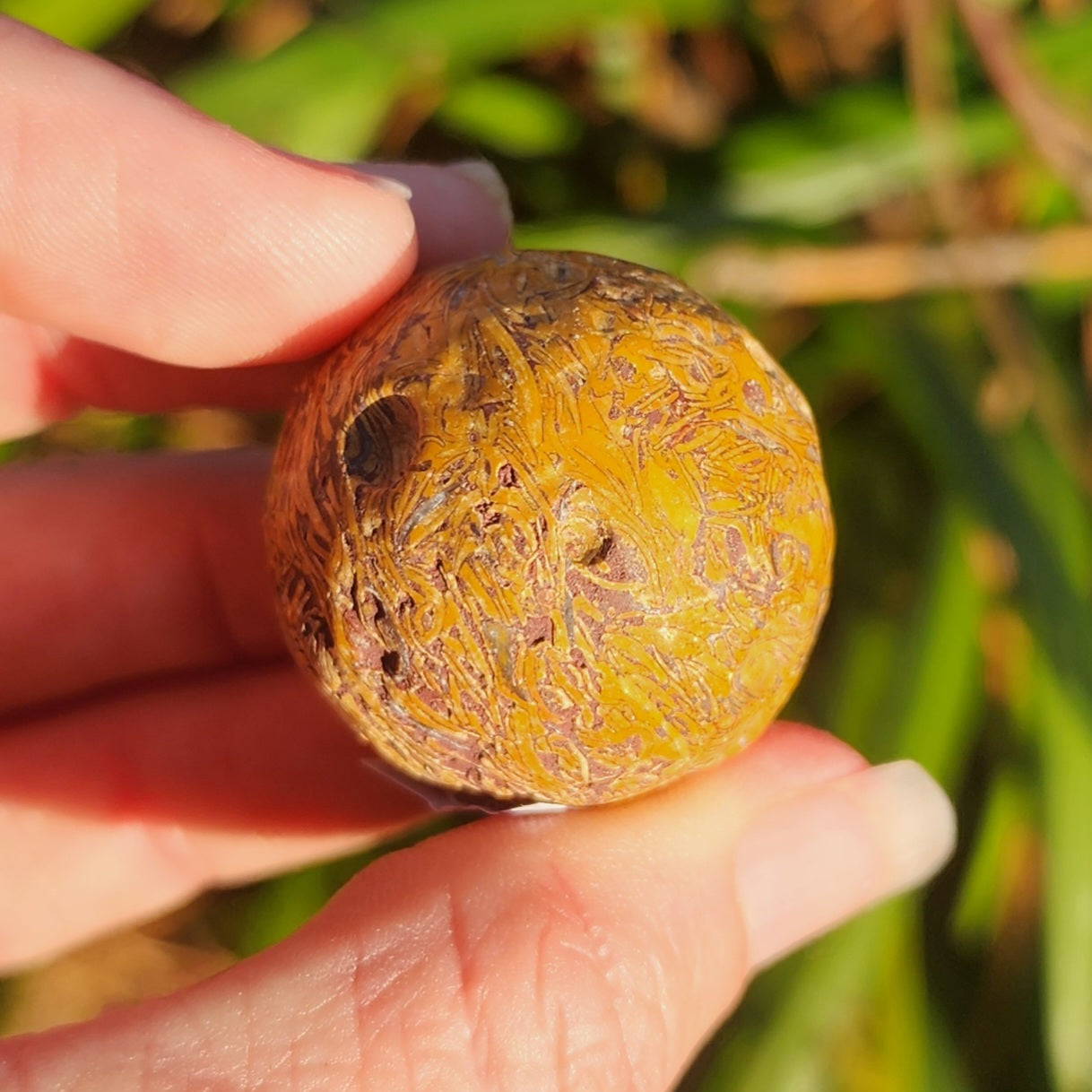 Sanskrit Jasper Mini Moon Sphere