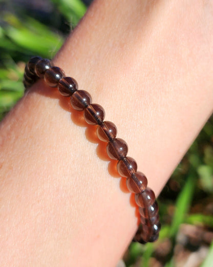 Smoky Quartz Stretchy Bracelet