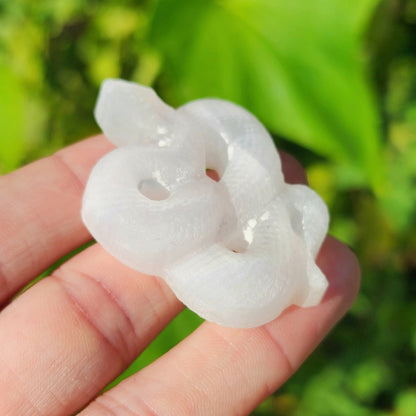 Satin Spar Selenite Snake