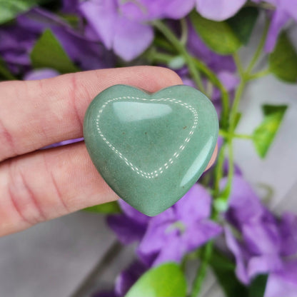 Green Aventurine Small Heart