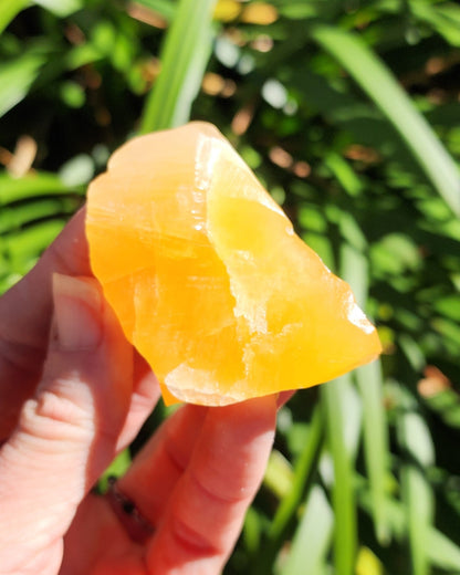 Rough Raw Orange Calcite