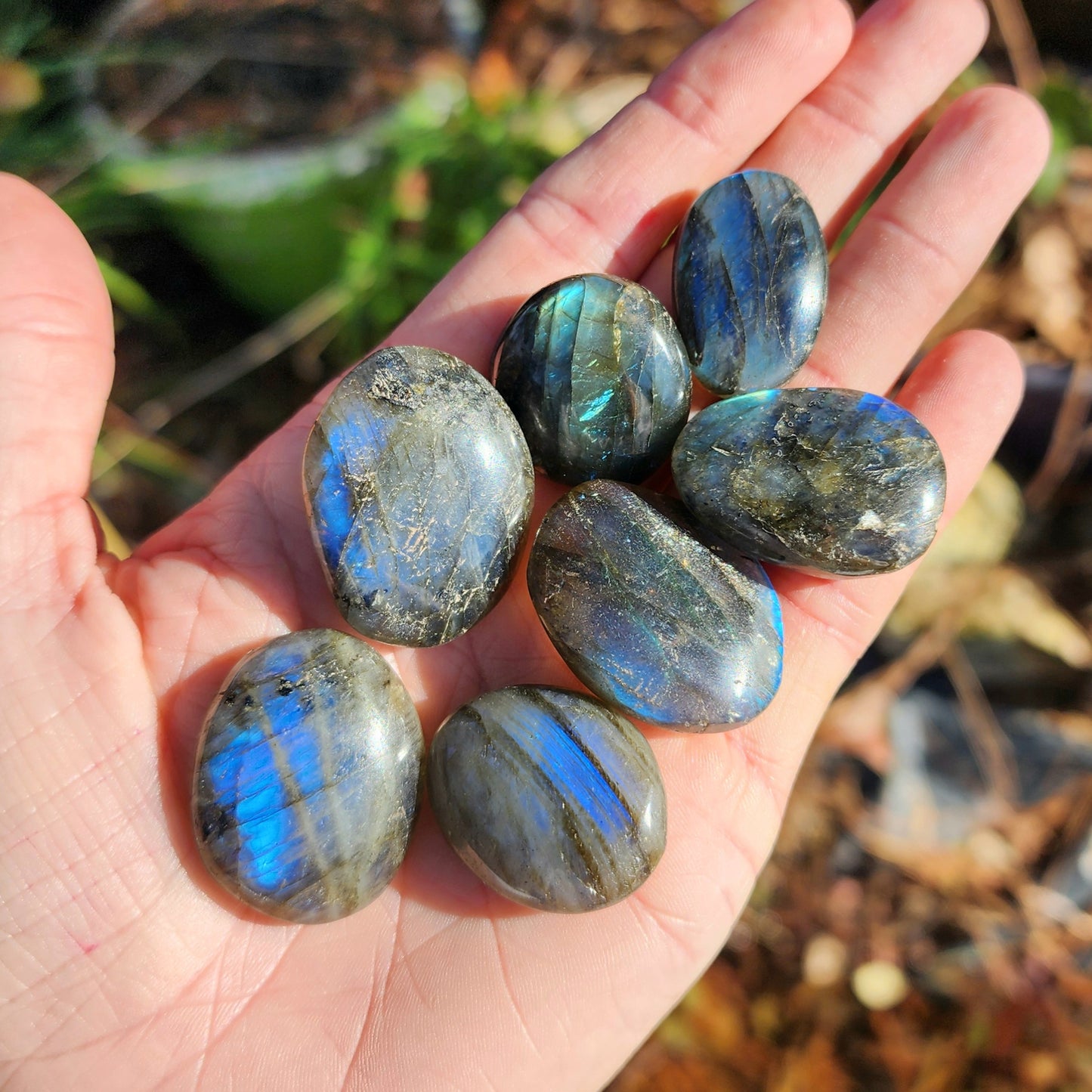 Blue Flash Labradorite Tumbles