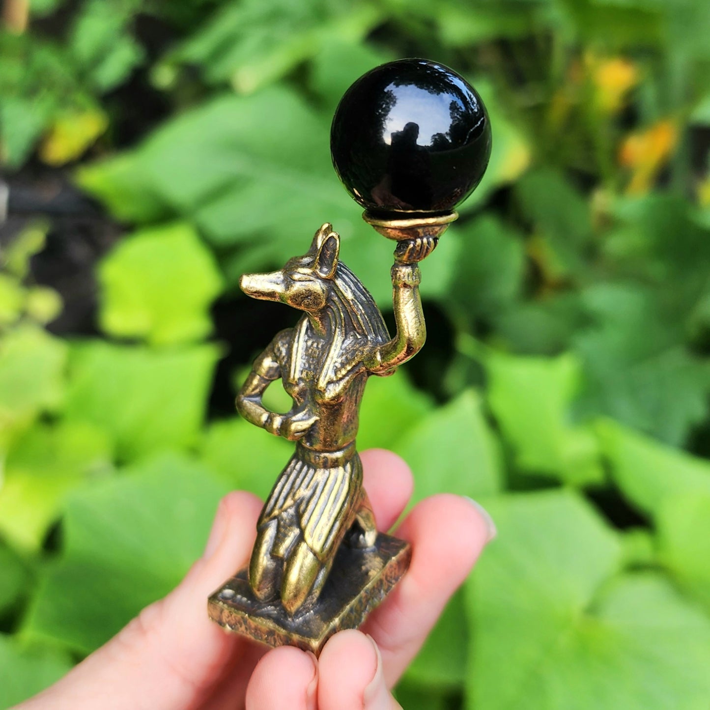 Anubis Sphere Holder with Mini Mystery Sphere