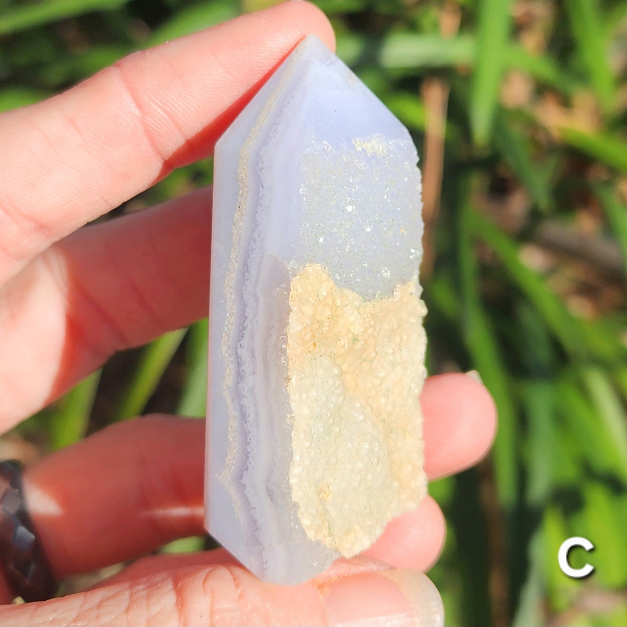 Blue Lace Agate Obelisks