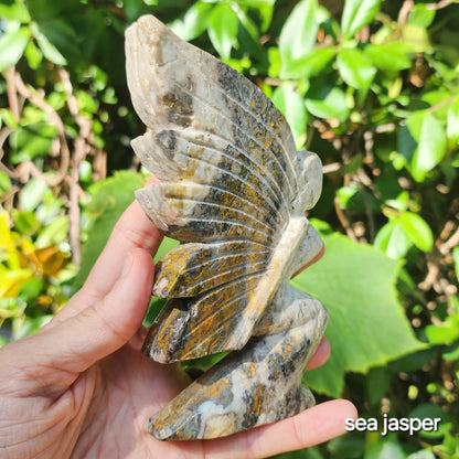 Large Fairy (Moss Agate or Sea Jasper)