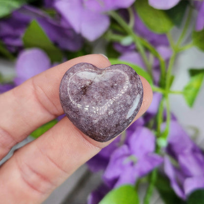 Lepidolite Mini Heart