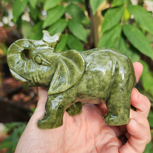 Nephrite Jade Elephant