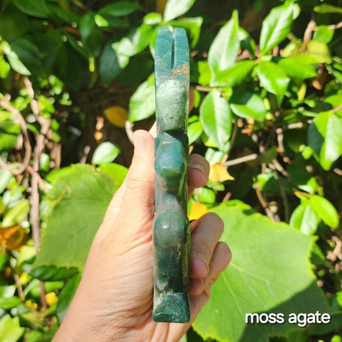 Large Fairy (Moss Agate or Sea Jasper)