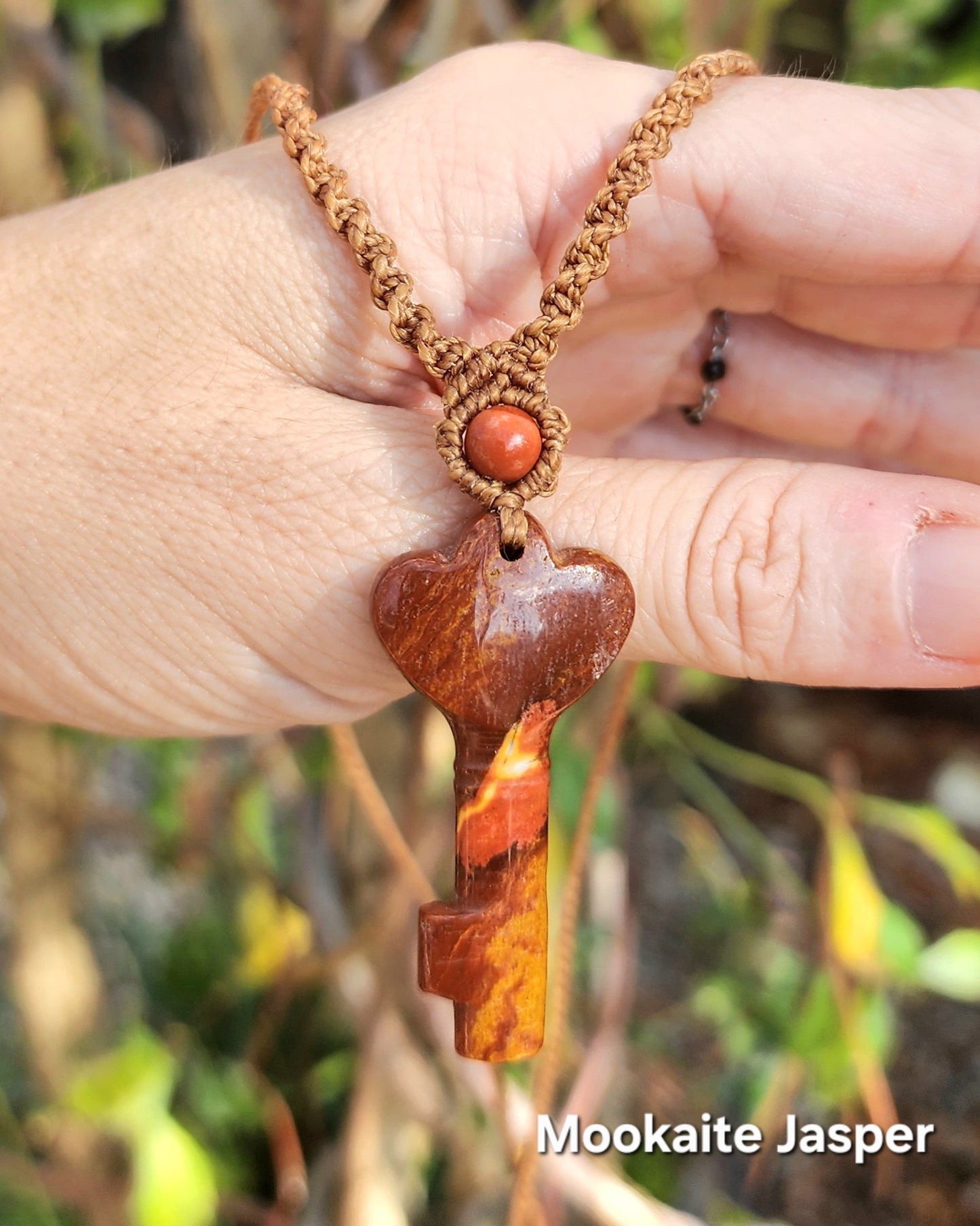 Key To My Heart Macrame Necklaces