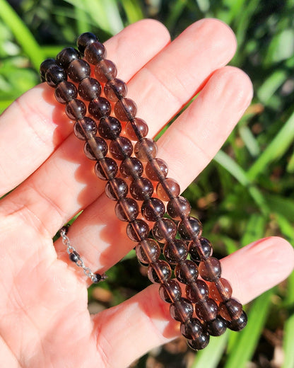 Smoky Quartz Stretchy Bracelet