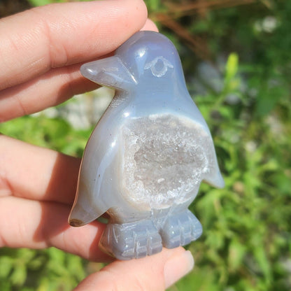 Druzy Agate Penguin