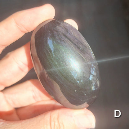 Rainbow Obsidian Palm Stones