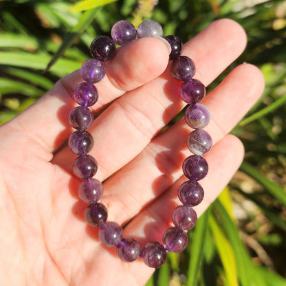 Amethyst Stretchy Bracelet.