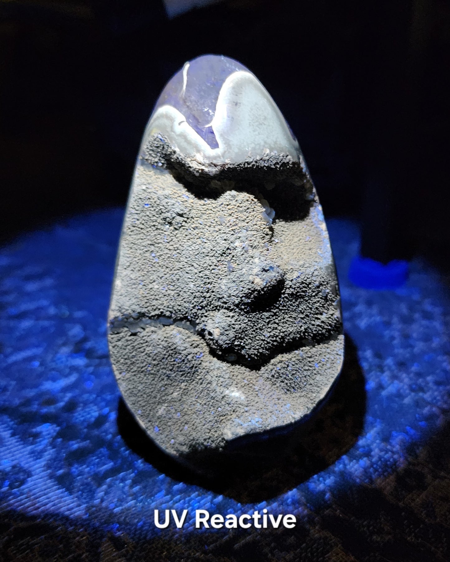 Druzy Septarian Self Standing Egg