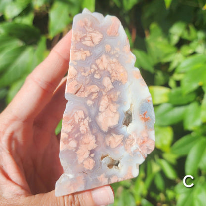 Pink Cotton Candy Agate Freeforms