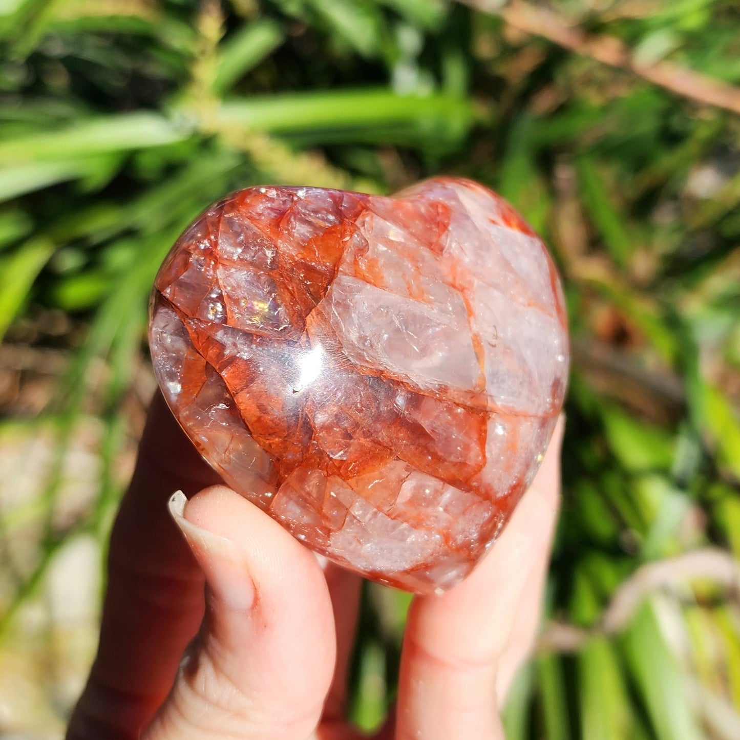 Fire Quartz Heart