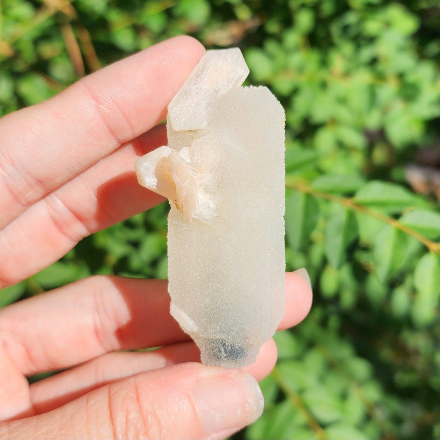 Sugar Coated Calcite with Stilbite