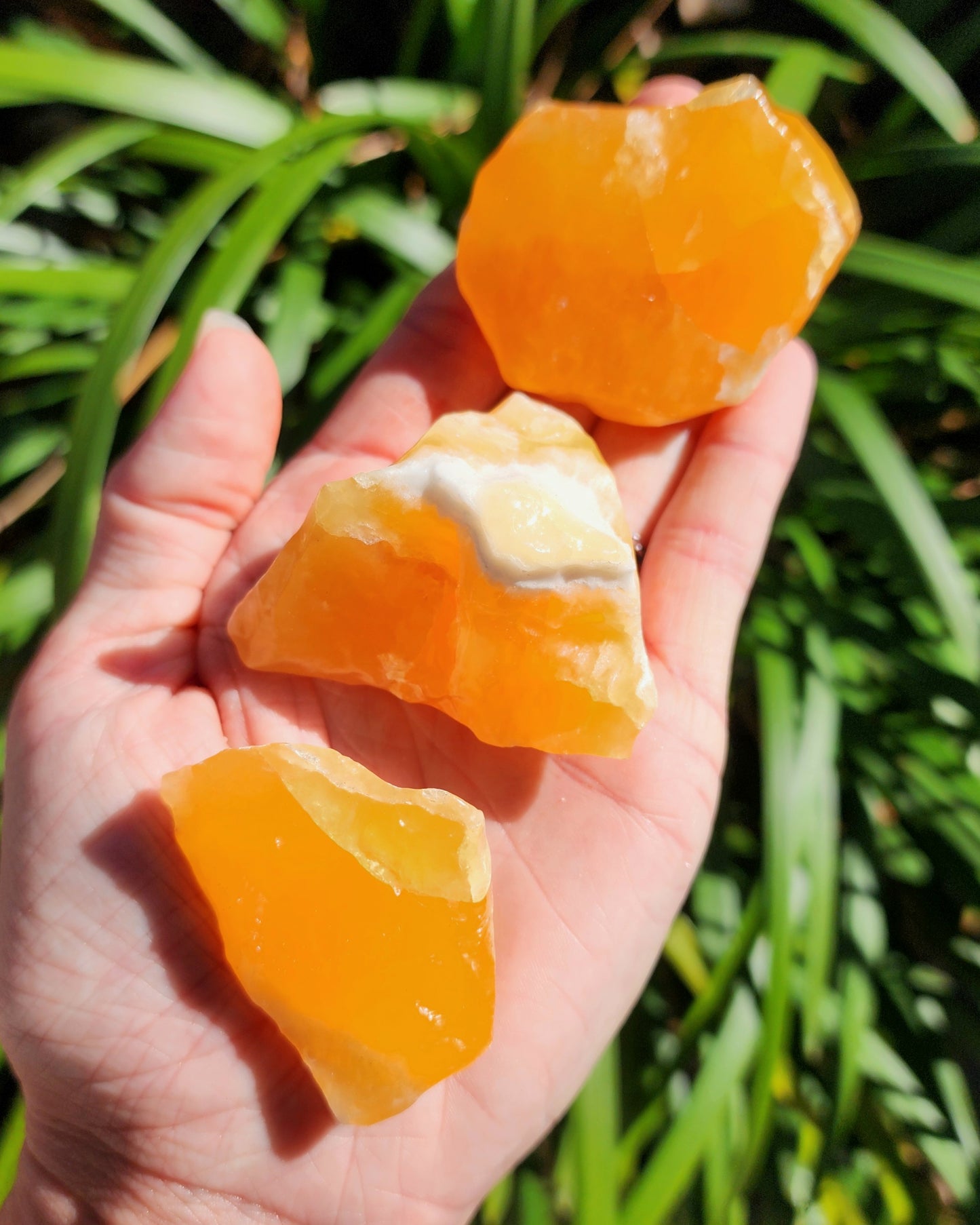 Rough Raw Orange Calcite