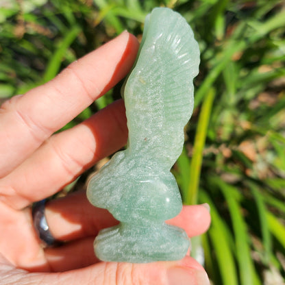 Green Aventurine Grieving Angel