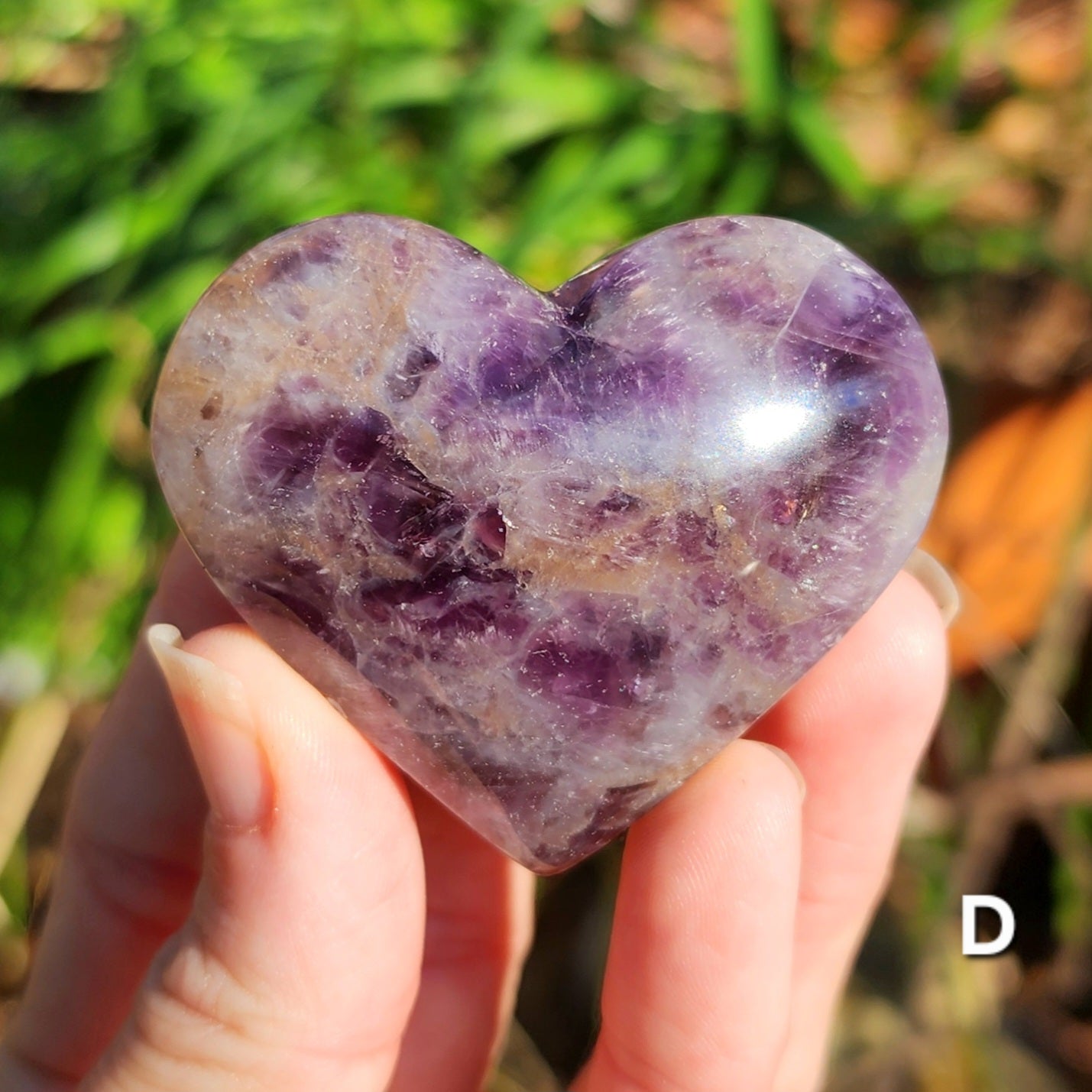 Dream Amethyst Hearts