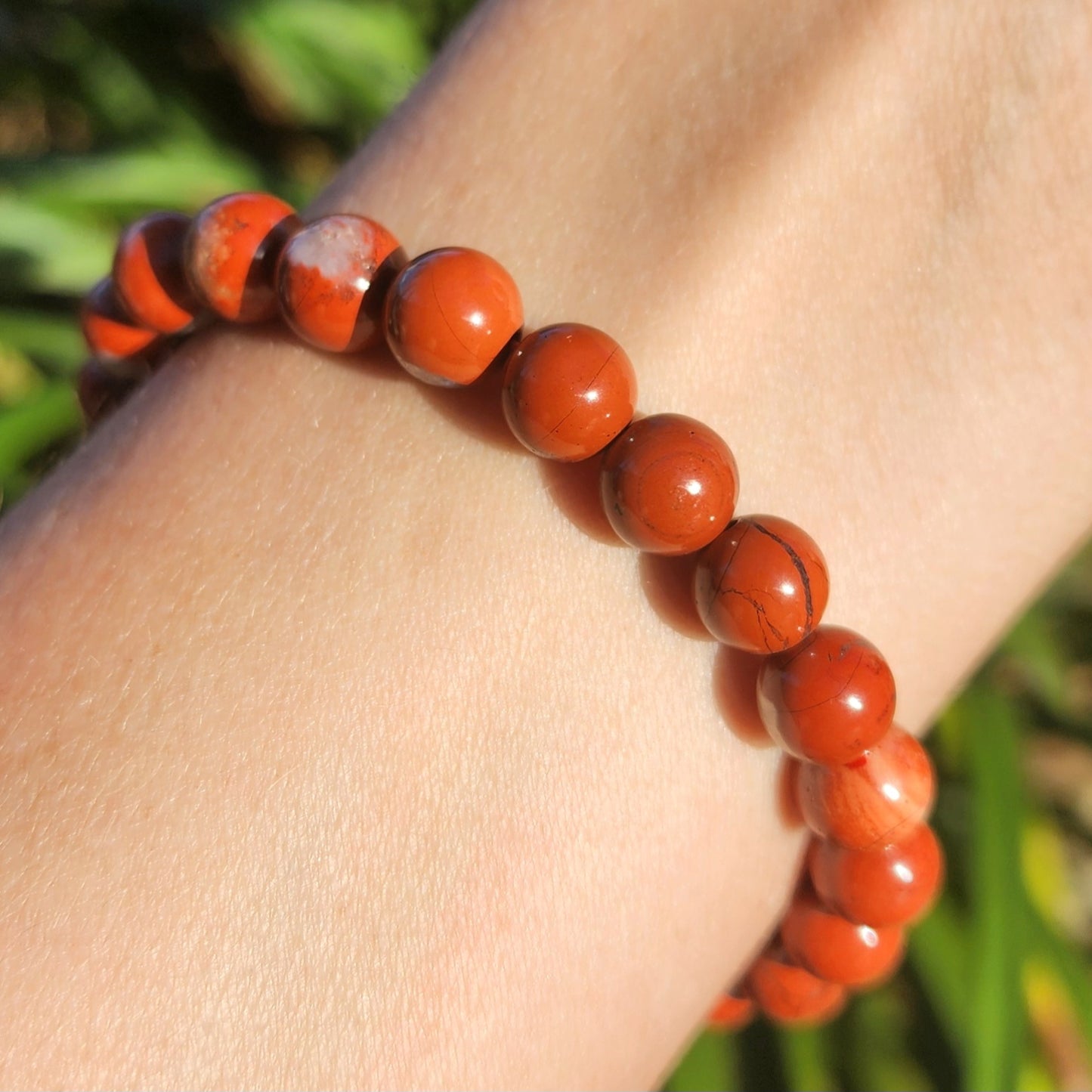 Red Jasper Stretchy Bracelet