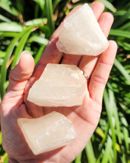 Rough Raw White Calcite
