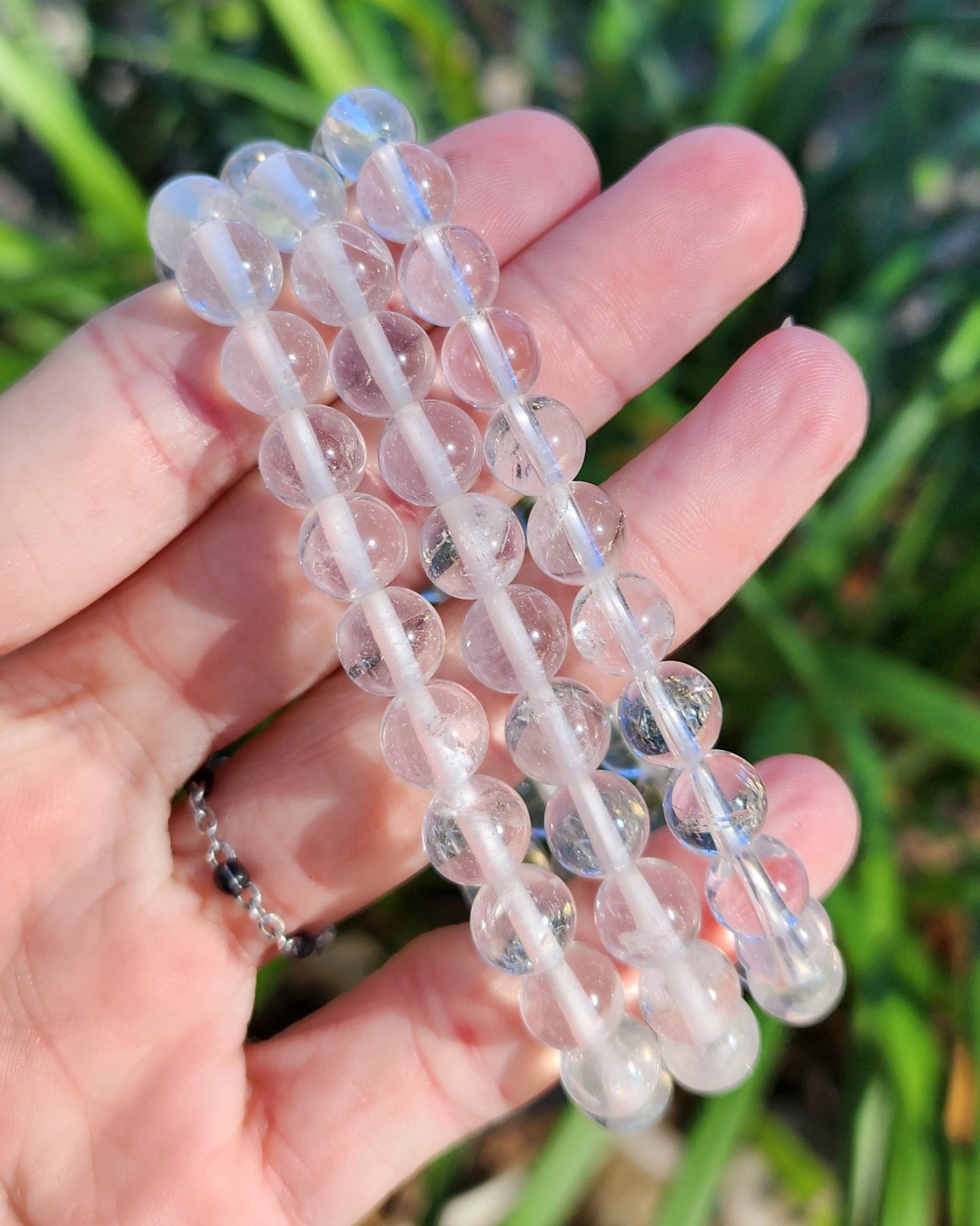 Clear Quartz Stretchy Bracelet