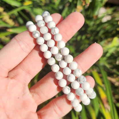 Howlite Stretchy Bracelet